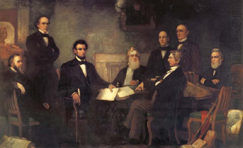 Francis B. Carpenter The Proclamation of  Emancipation china oil painting image